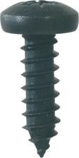 VIS À TÔLE TÊTE CYLINDRIQUE BOMBÉE POZI ZN NOIR ST 4,8 X 16 mm DIN 7981 (ref694)