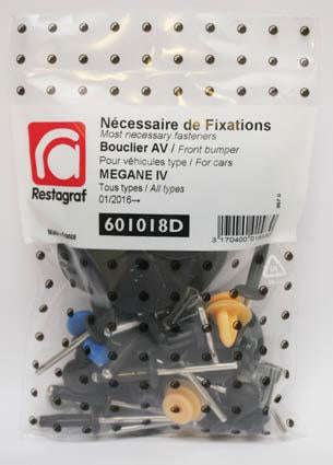 NECESSAIRE DE FIXATIONS POUR BOUCLIER AV MEGANE IV Tous modèles 01.2016 →