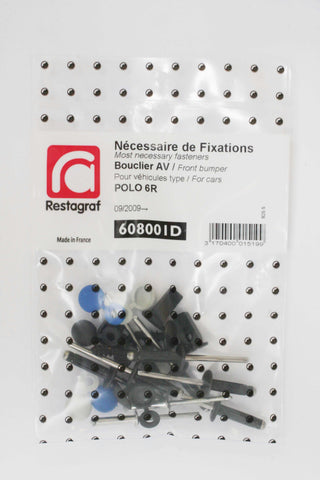 NECESSAIRE DE FIXATIONS POUR BOUCLIER AV POLO (6R) Tous modèles 09.2009 →